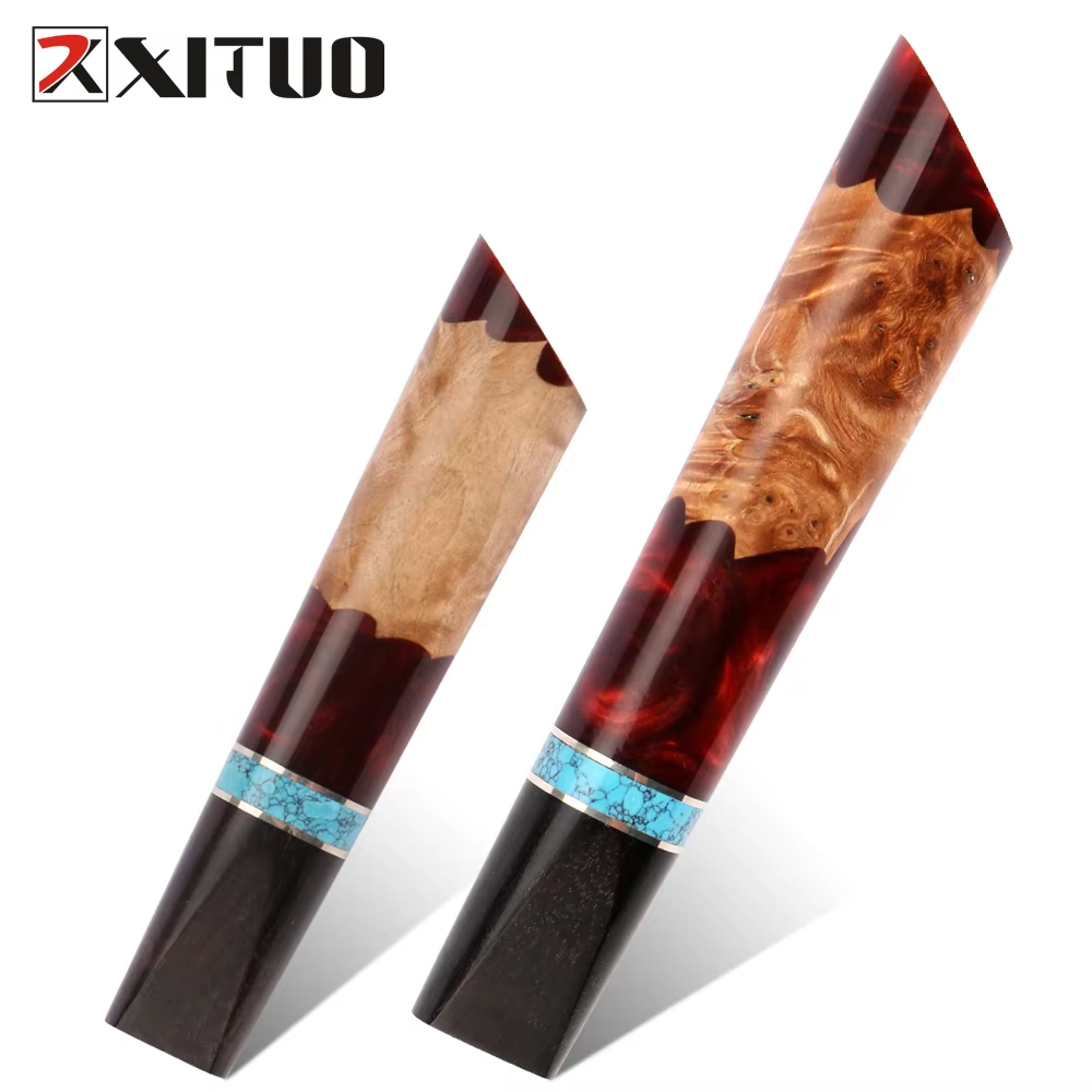 Resin Art Heart - Japans exquisiete gestabiliseerde houten hars handvat