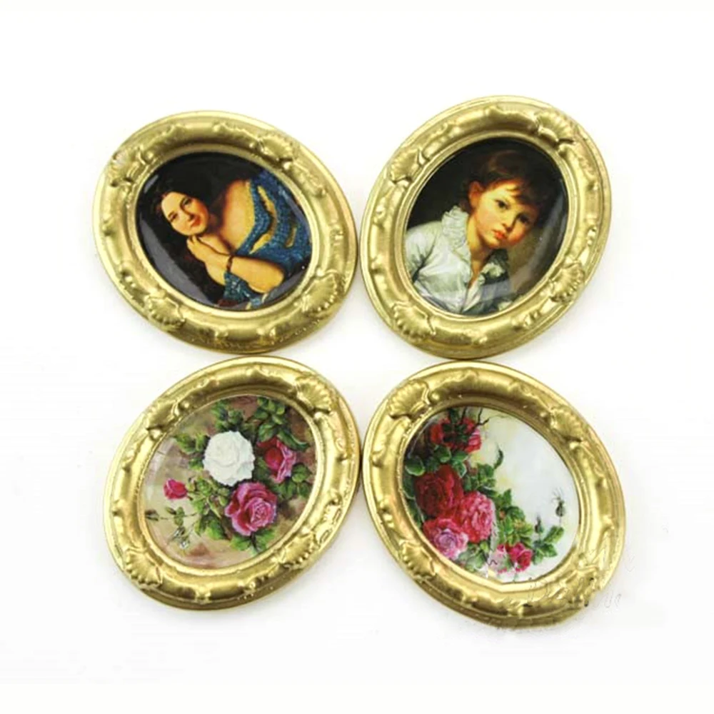 Resin Art Frame - 1/12 Poppenhuis Miniatuur Fotolijst Mini Wandmontage
