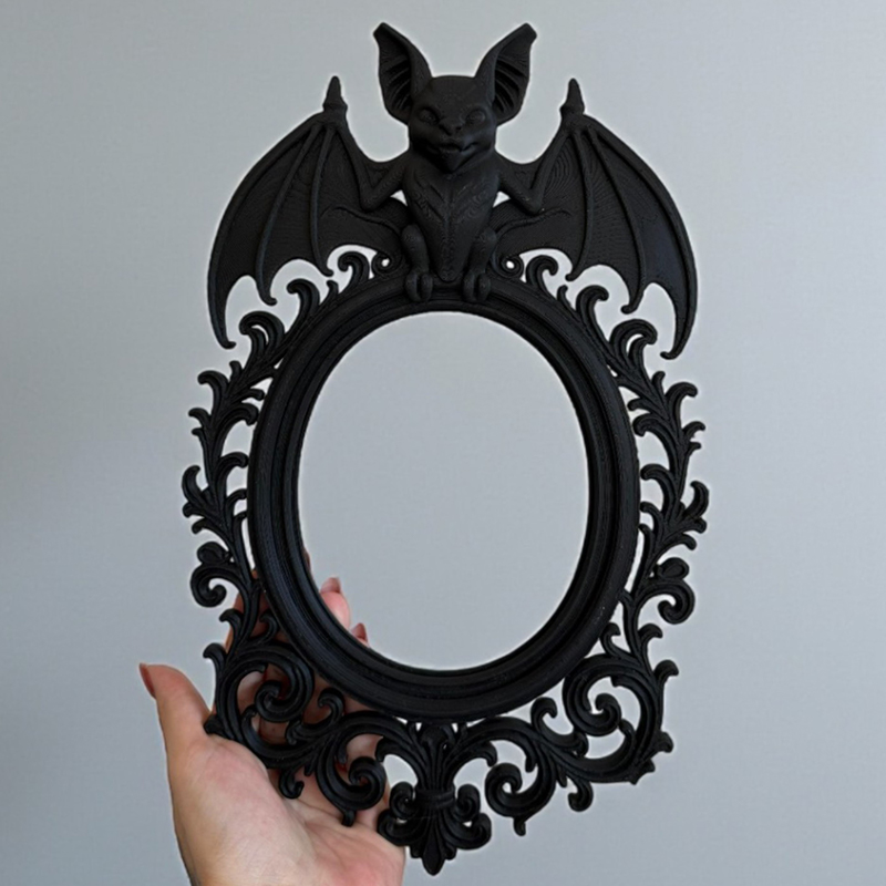 Resin Art Frame - Decoraties Halloween Kraai Vleermuis Vintage Fotolijst