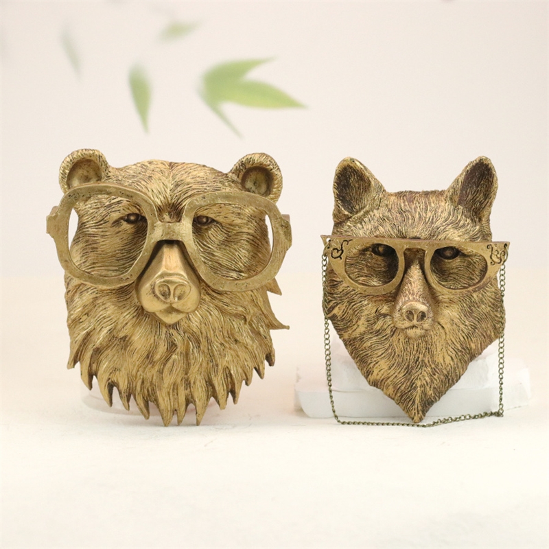 Resin Art For Anniversary Gift - Vintage koperen hars dieren wanddecoratie rustieke