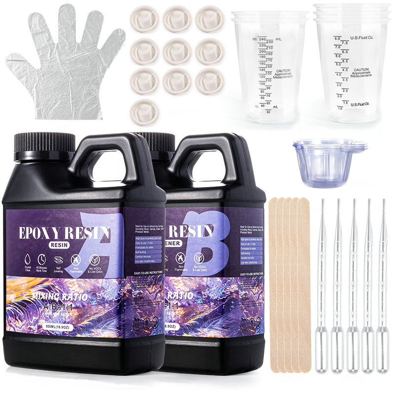 Resin Art Ratio - 1:1 verhouding epoxyhars kit anti-vergeling nieuw