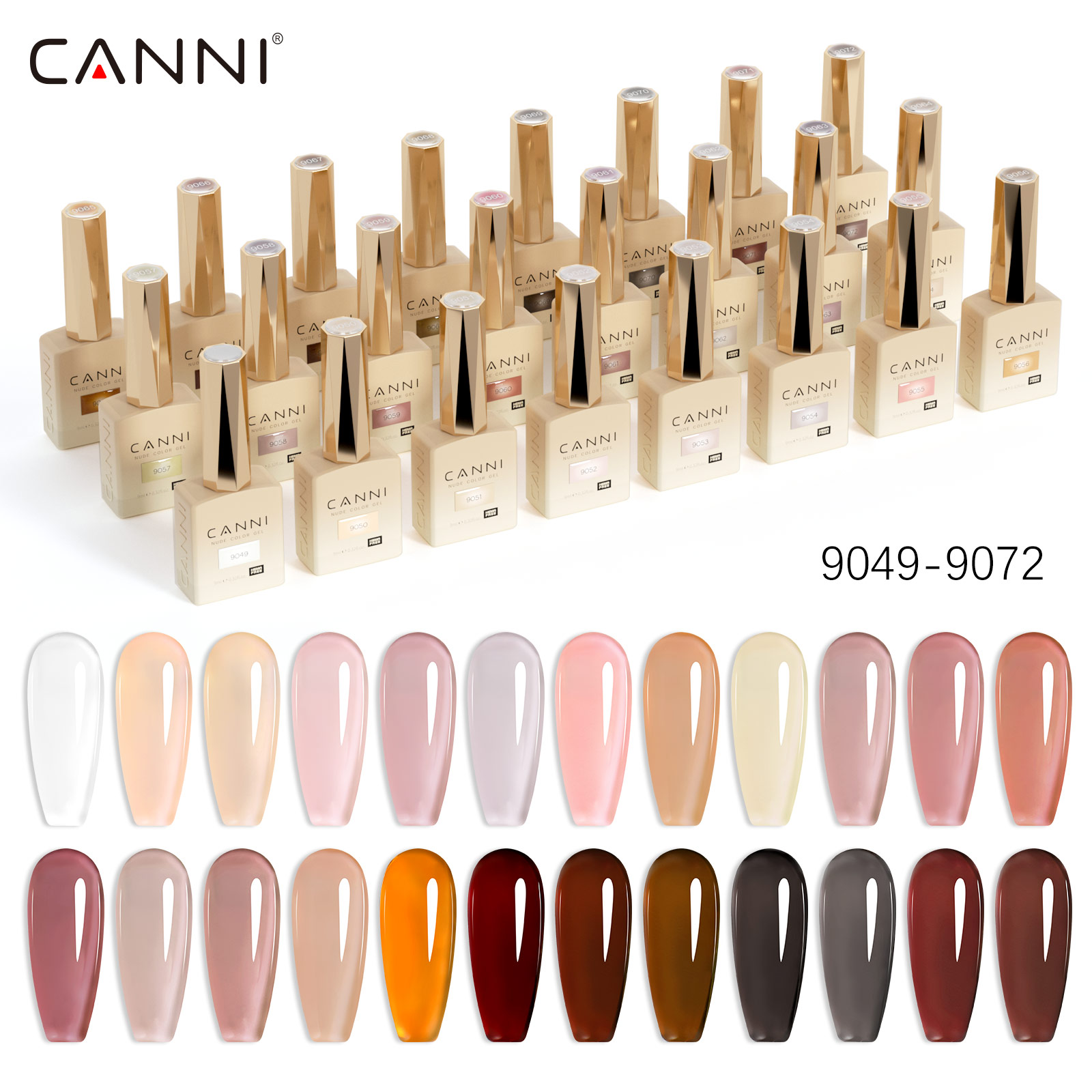 Resin Art Training - CANNI Jelly Kleur Gel Nagellak Geen