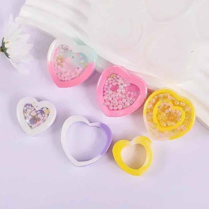 Resin Art Heart - Hars Shaker Siliconen Mallen DIY Hartvorm