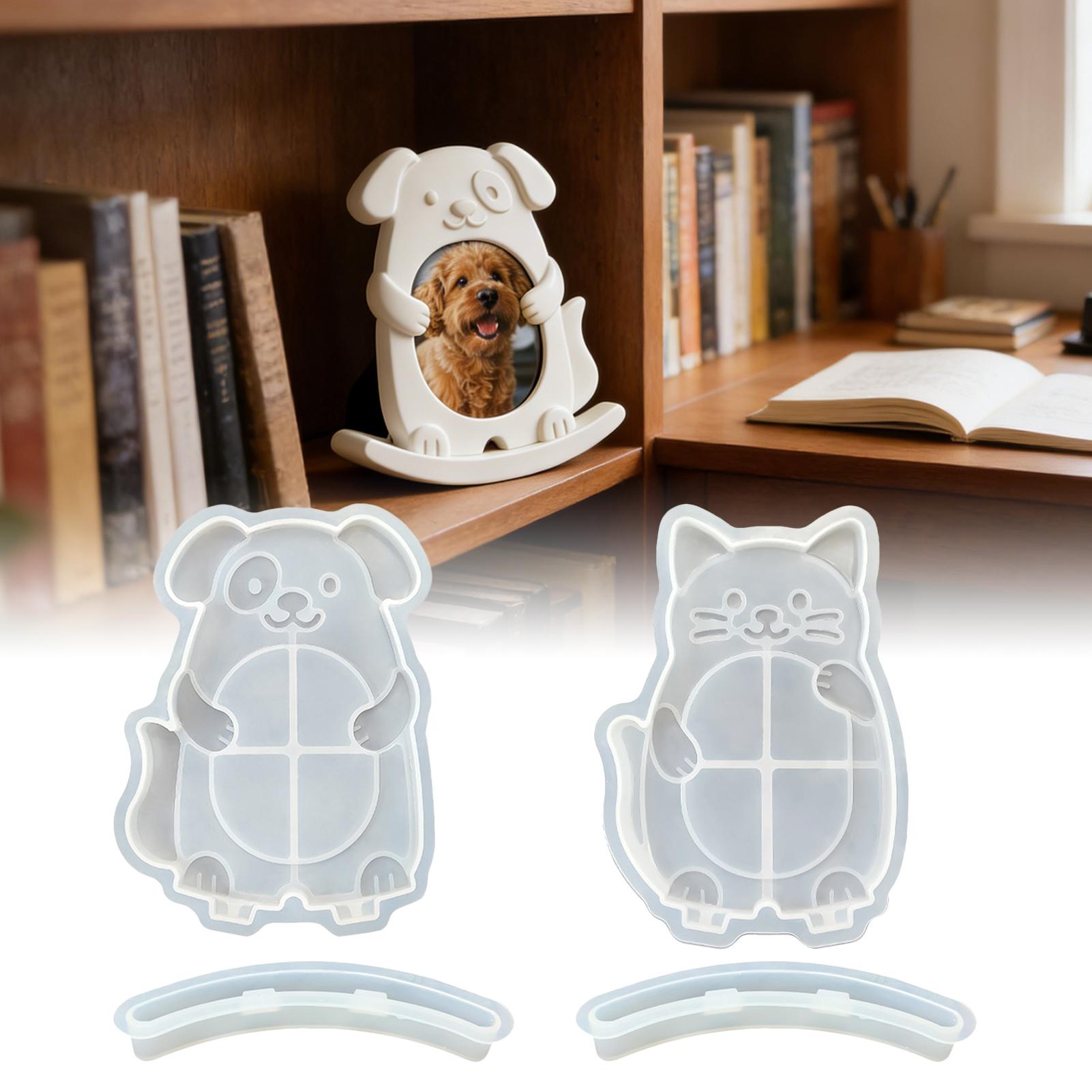Resin Art Frame - Siliconenhars mallen, makkelijk te ontvormen, honden-