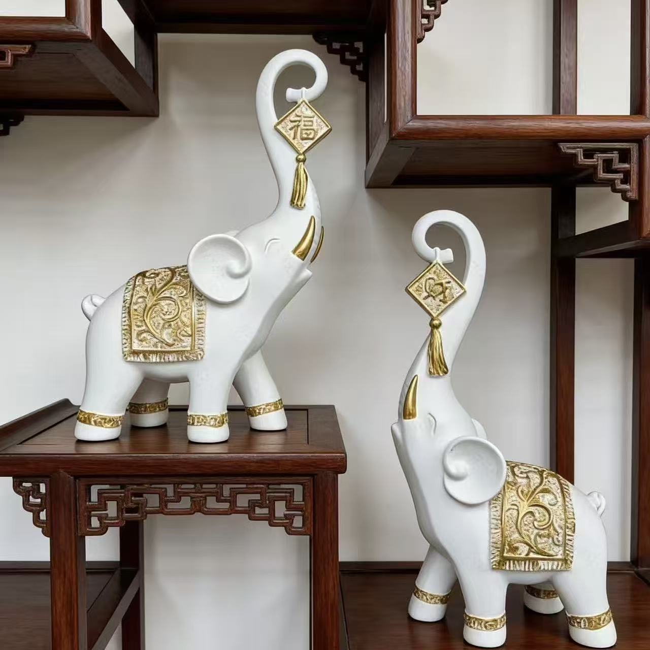 Resin Art For Anniversary Gift - Een paar Chinese stijl gelukkige rijkdom