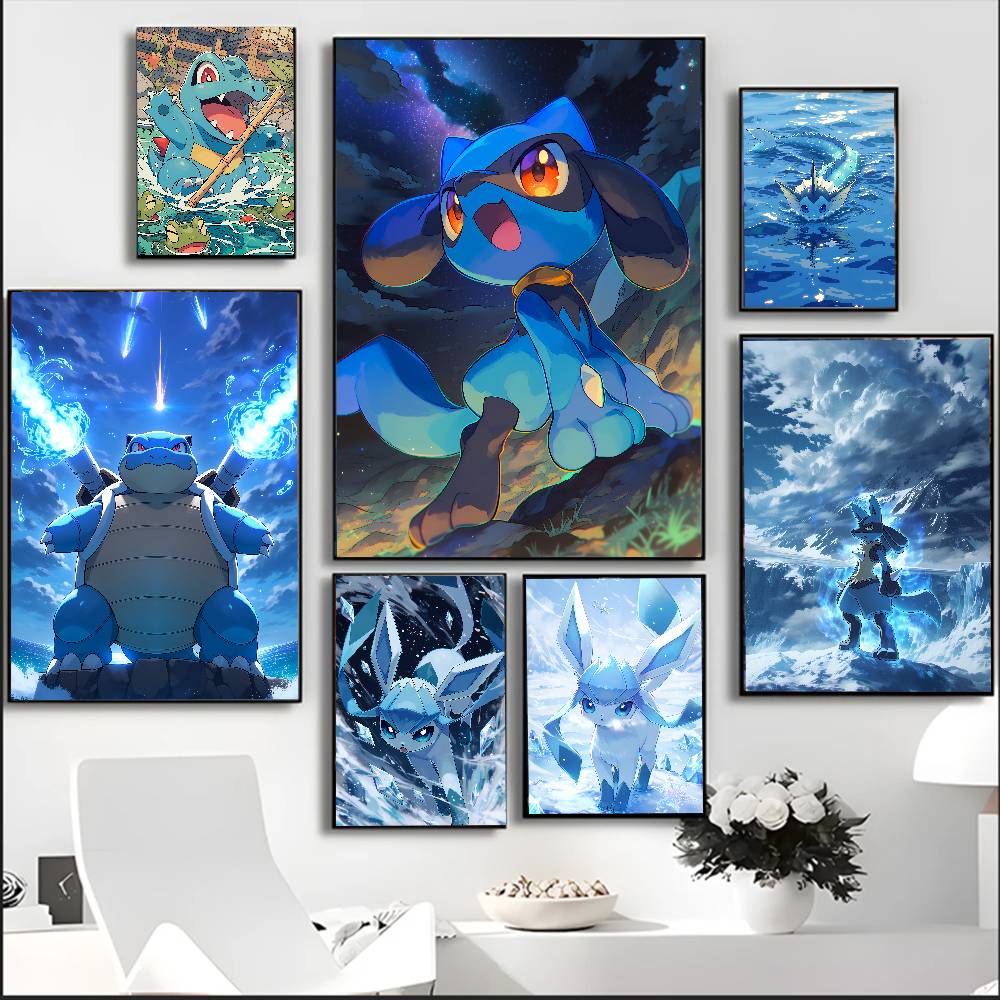 Resin Art Anime - Pokemon Anime Wanddecoratie Poster Waterdichte Diamant