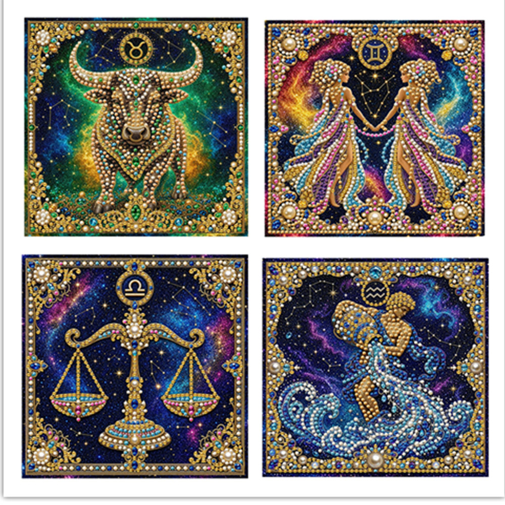 Resin Art Gift For Birthday - 5D Parel Diamant Schilderij Set 12