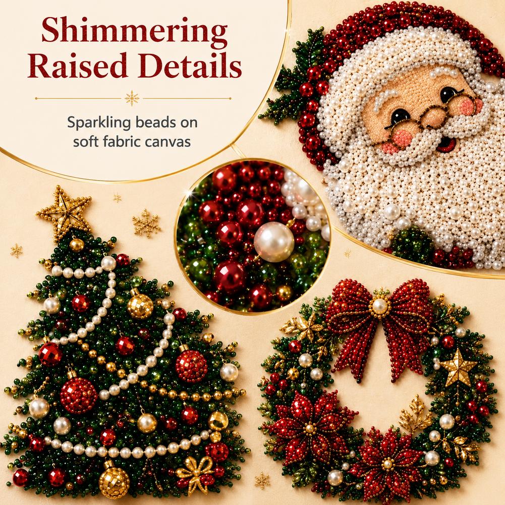Kerstmis Kerstman Parel Kunst  - Resin Art Frame recensie en prijs