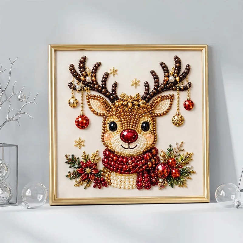 Kerst Parel Diamant Schilderku - Resin Art Frame recensie en prijs