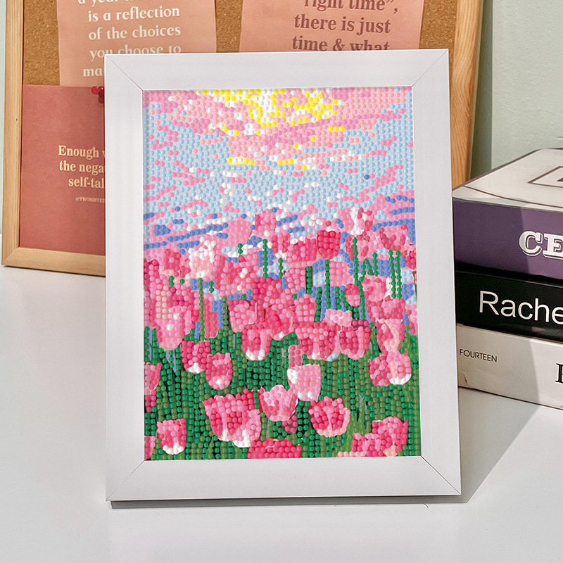 Frameloos, zonnebloem diamant  - Resin Art Gift For Birthday recensie en prijs