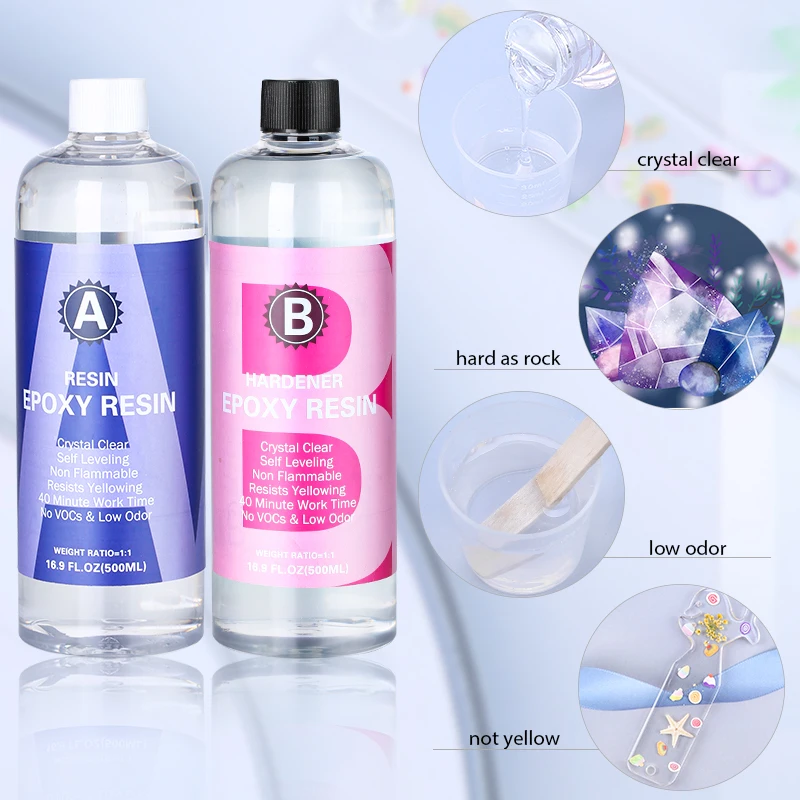 100g epoxyhars kit helder hoog - Resin Art Ratio recensie en prijs