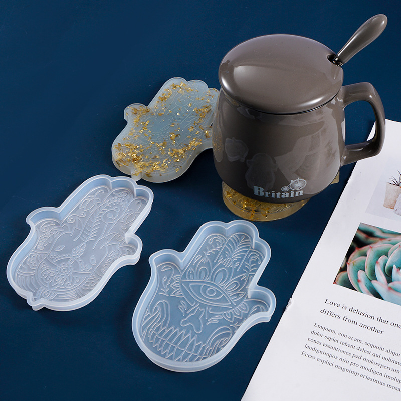 1 Pcs Diy Coaster Hand Van Fat - Resin Art Mould recensie en prijs