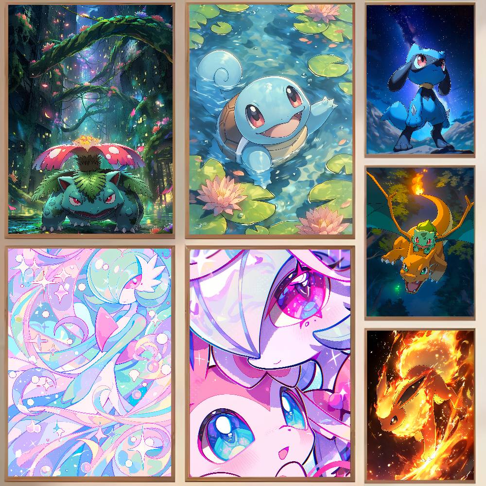 Pokemon Eevee Anime Wandkunst  - Resin Art Anime recensie en prijs