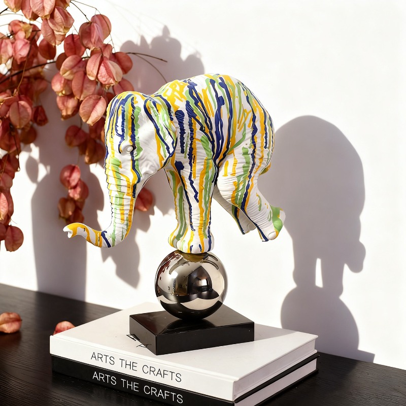 Kleurrijk Graffiti Olifantenbe - Resin Art For Anniversary Gift recensie en prijs