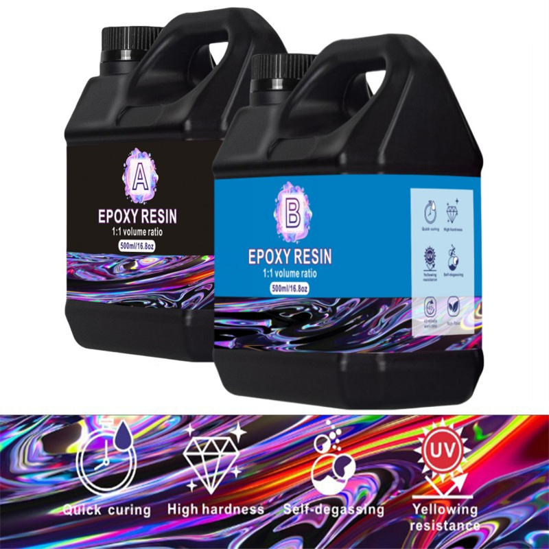 Kristalheldere epoxyhars AB-li - Resin Art Ratio recensie en prijs