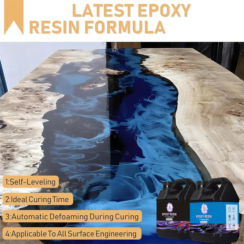Kristalheldere epoxyhars AB-li - Resin Art Ratio recensie en prijs