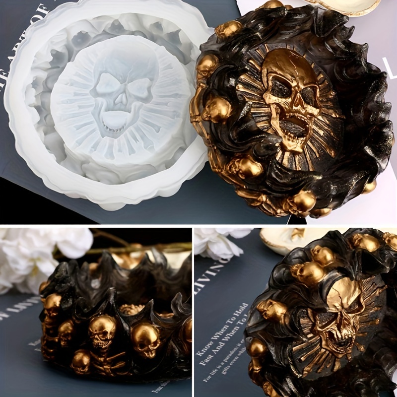 Asbakvorm, schedel DIY knutsel - Resin Art Mould recensie en prijs