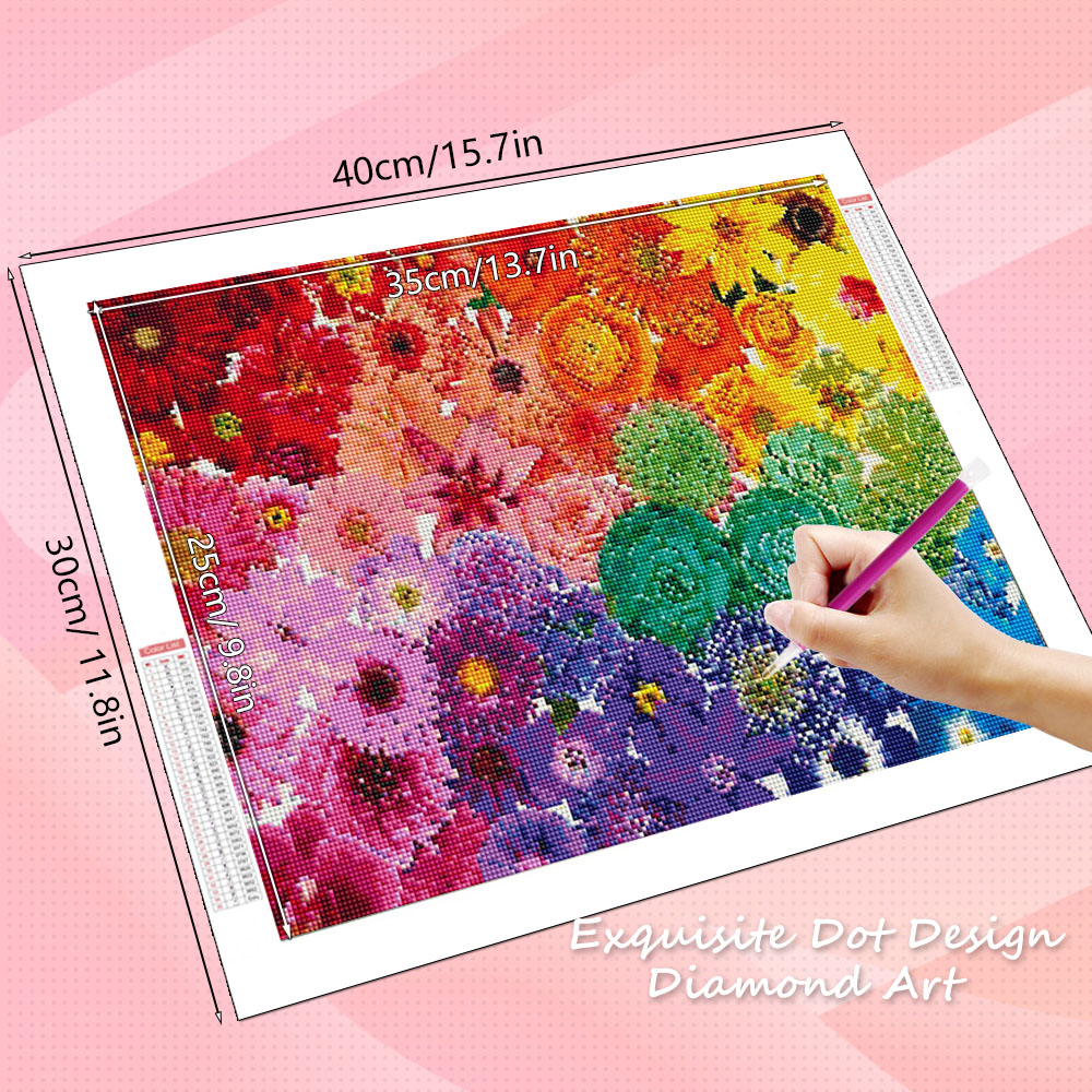 HUACAN Diamond Art Kits Bloem  - Resin Art Of Rose recensie en prijs