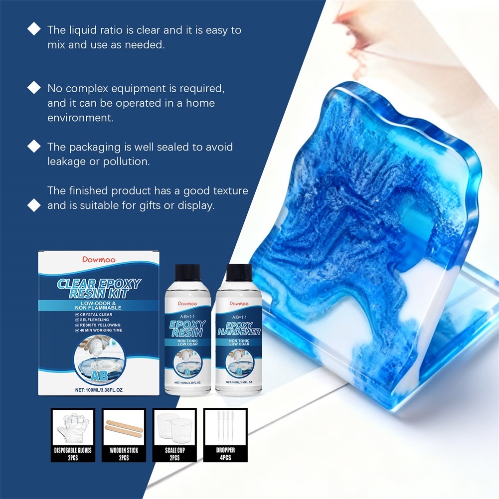 DIY Kristallen Heldere Epoxyha - Resin Art Ratio recensie en prijs