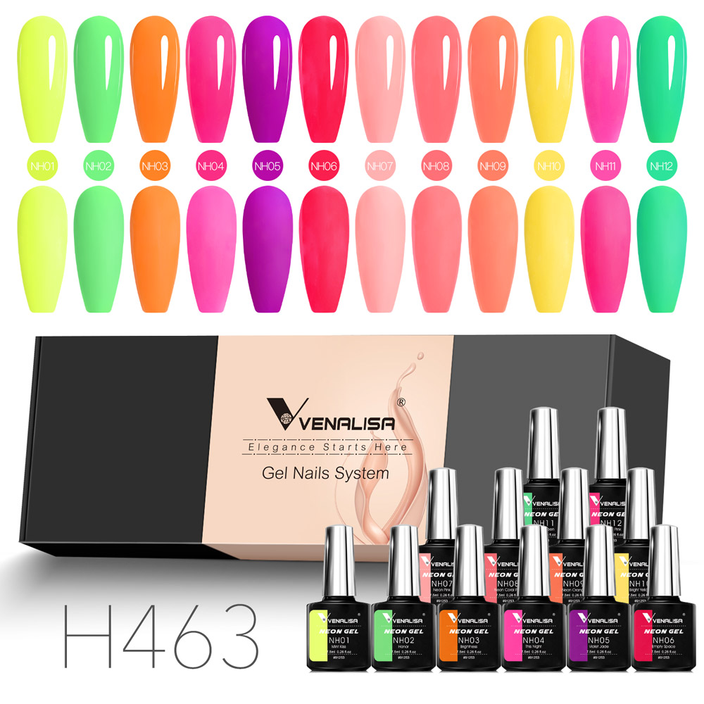 VENALISA Neon Gel Nagellak Kit - Resin Art Training recensie en prijs